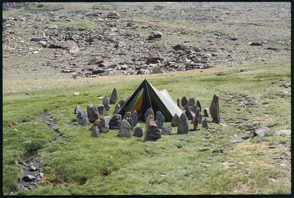 Richard Long Campsite Stones Sierra Nevada 1985