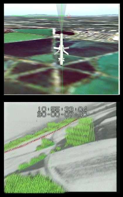 Harun Farocki Two stills from Eye/Machine III 2003