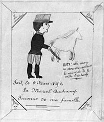 Marcel Duchamp Cavalry 1895