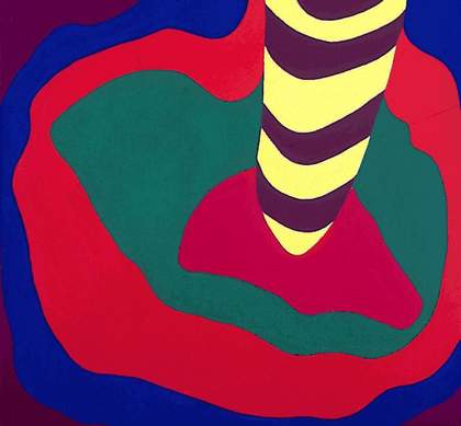 Mari Chorda Coitus Pop enamel paint on wood