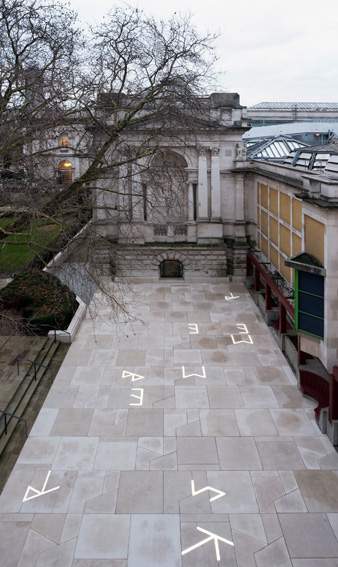 Martin Boyce commission at Tate Britain. Photo: © Tate (Joe Humphrys)