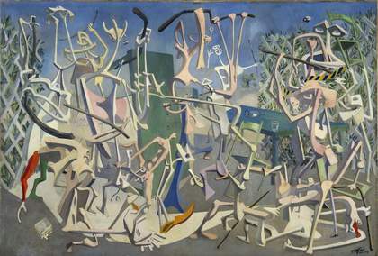 Mayo, Coups de Bâtons 1937. Image courtesy: Private collection, Milan.