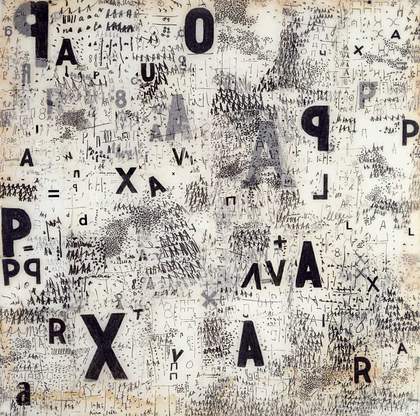 Mira Schendel Graphic Object 1967 Colección Patricia Phelps de Cisneros © The estate of Mira Schendel