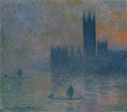 Claude Monet, Houses of Parliament (Effect of Fog), 1903–4