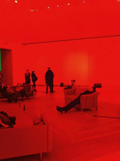 Installation view of Carl Michael von Hausswolff’s freq_out 8 at Moderna Museet, Stockholm, 2012