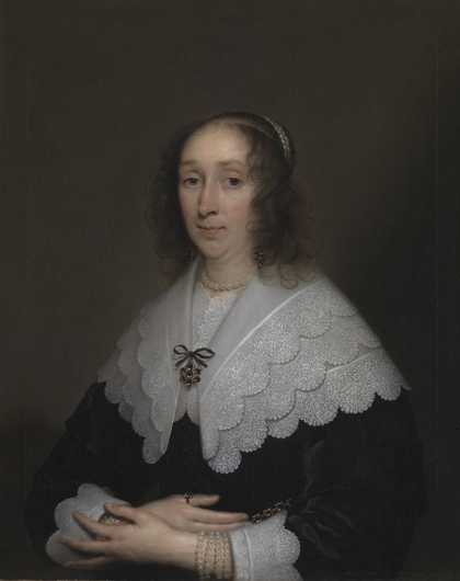 Fig.1 Cornelius Johnson 1593−1661 Cornelia Veth 1644 Oil paint on canvas 806 x 658 mm N01321