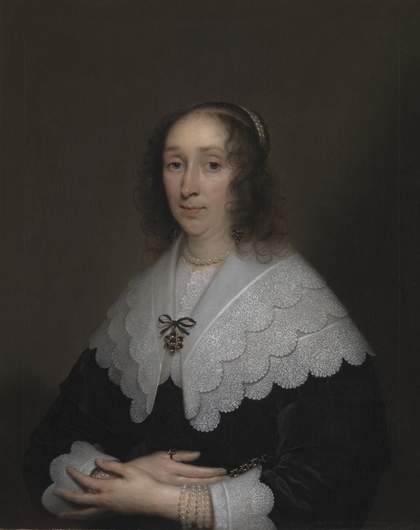 Fig.1 Cornelius Johnson 1593−1661 Cornelia Veth 1644 Oil paint on canvas 806 x 658 mm N01321