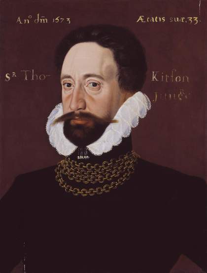 Fig.1 George Gower c.1540–1596 Sir Thomas Kytson 1573 Oil paint on panel 527 x 400 mm N06090