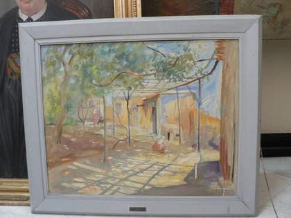 A work by Naseer Chaura in Damascus Museum 2006