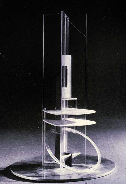 Naum Gabo Column conceived c.1921, this version before 1928, rebuilt 1938