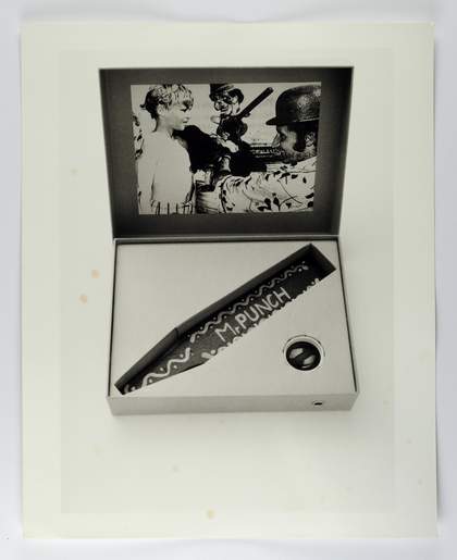 Susan Hiller, From the Freud Museum, 004 Slapstick/slaep’ stik (realised, 1991)