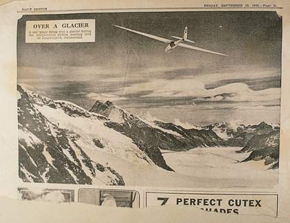 Newspaper cutting in Eric Ravilious scrapbook (c.1937)