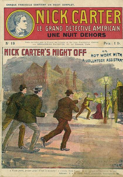 Cover of issue 19 of NIck Carter: Le Grand Détective Américan
