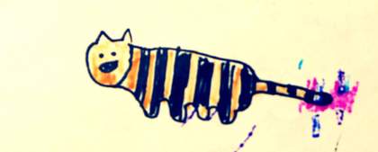 drawing of a tiger