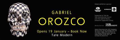 Gabriel Orozco exhition at Tate Modern