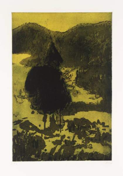 Image of Peter Doig's Figure in a Mountain Landscape 1997