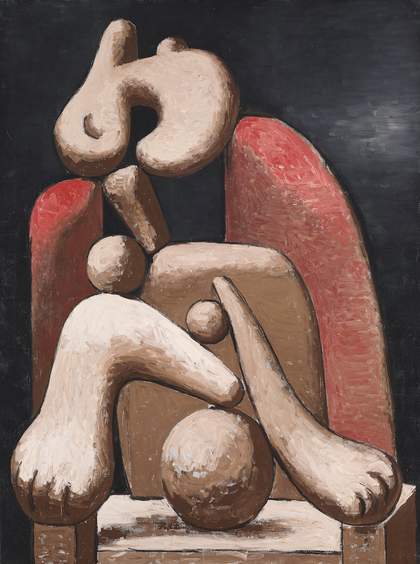 Pablo Picasso, Woman in a Red Armchair, 1932, oil paint on canvas, 144 x 112 cm - (c) Succession Picasso/DACS 2018, courtesy Musée Picasso