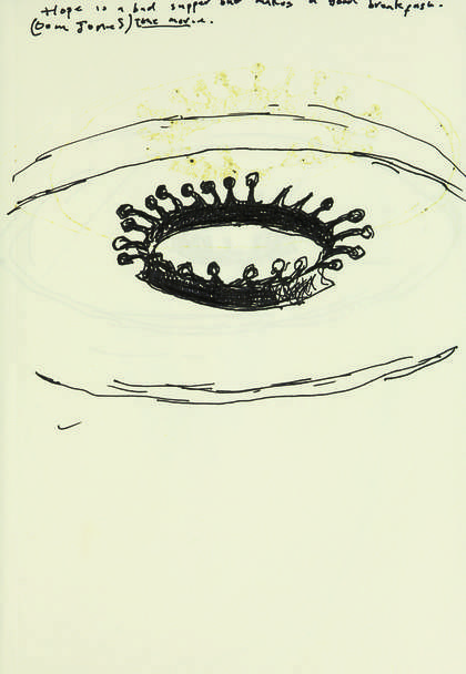 Page from Donald Rodney's sketchbook number 41, 1995 - © Estate of Donald Rodney