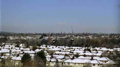 Patrick Keiller Oxford seen from Castle Car Park, Cowley in Robinson in Ruins 2010