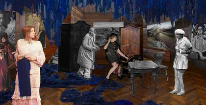 Paulina Olowska, Re-stage of 'The Mother', Collage, 2015