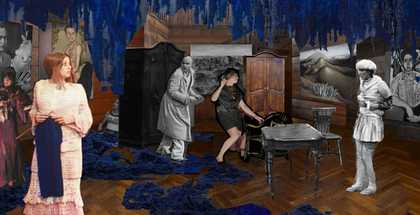 Paulina Olowska, Re-stage of 'The Mother', Collage, 2015