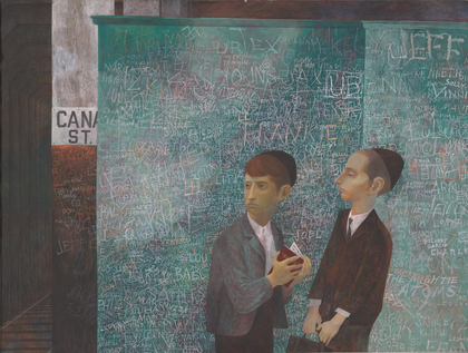 Bernard Perlin, Orthodox Boys 1948 © Bernard Perlin