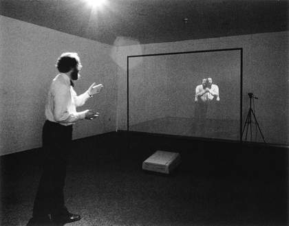 Peter Campus Interface Installation view at Kolnischer Kunstverein 1972