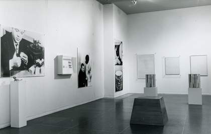 Installaton view of Two European Artists 1974