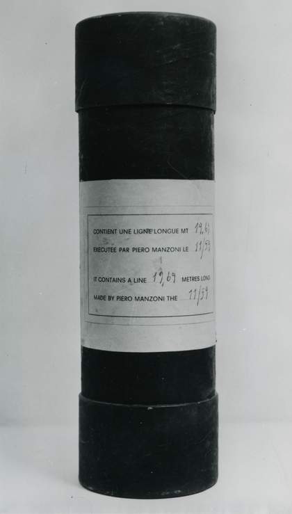 One of Piero Manzoni’s Lines, 1959