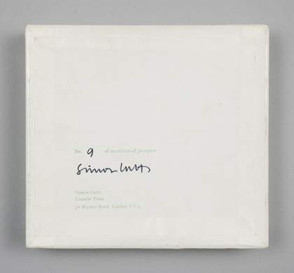 Simon Cutts Poinsettia Coracle Press, London 1975