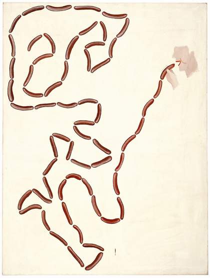 Sigmar Polke, The Sausage Eater (Der Wurstesser), 1963