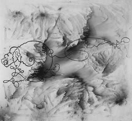 Sigmar Polke  Velocitas – Firmitudo from the Dürer’s Loops series 1986