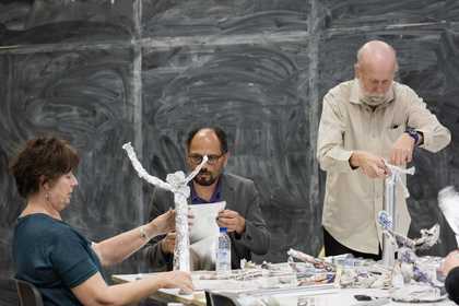 Adult learners in a workshop