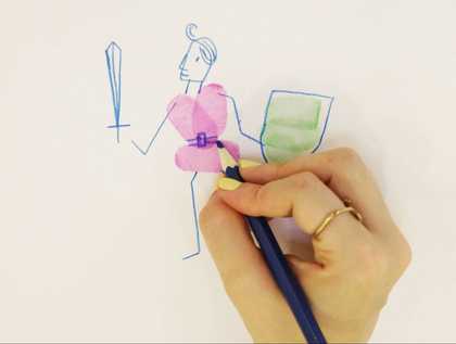 Photograph of fairy tale activity