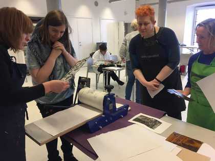 People at a workshop