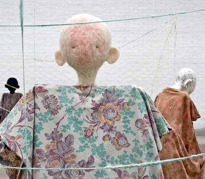 Detail from Cathy Wilkes's Untitled 2014 installation at Tramway, Glasgow 