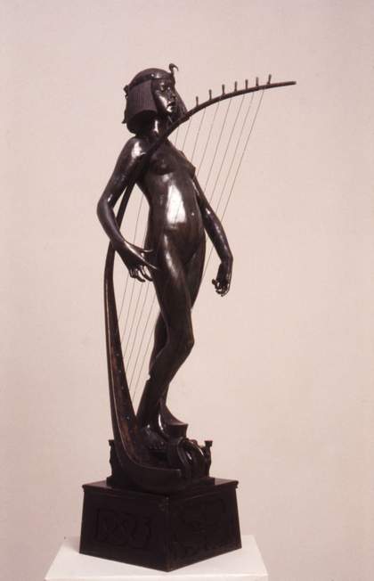 Edward Onslow Ford The Singer exhibited 1889 (before conservation treatment)