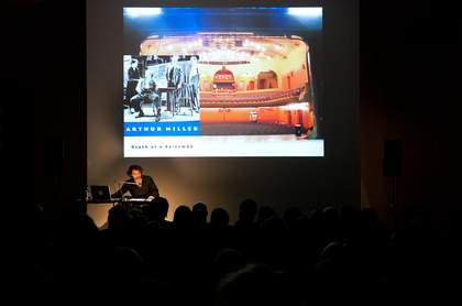 Rabih Mroué, Theater with dirty feet – a talk on theater into art 2008
