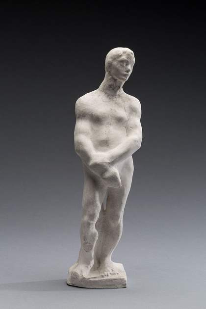 Auguste Rodin Male Nude Standing with the Head of Slavic Woman