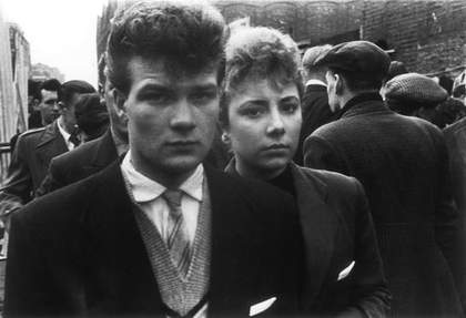 Roger Mayne Teddy Boy and Girl, Petticoat Lane 1956