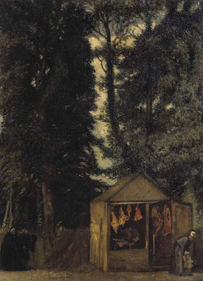 William Rothenstein The Butcher’s Shop under the Trees 1899