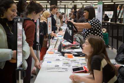 People speaking to Tate staff