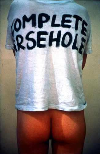 Sarah Lucas Complete Arsehole 1993