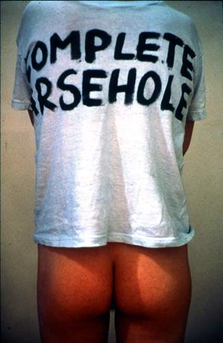 Sarah Lucas Complete Arsehole 1993