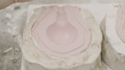 Finished two part mould