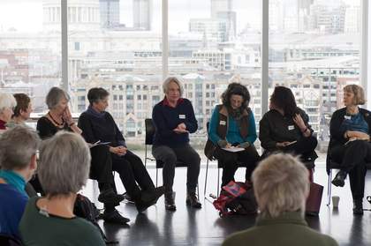 Suzanne Lacy, workshop leading up to Silver Action 2013