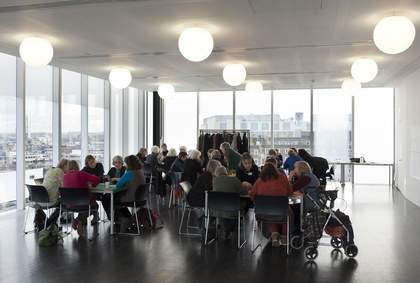 Suzanne Lacy, workshop leading up to Silver Action 2013