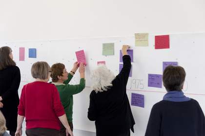 Suzanne Lacy, workshop leading up to Silver Action 2013