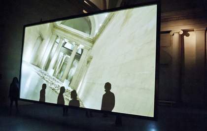 Simon Starling, Phantom Ride Tate Britain 2013 Commission, installation view