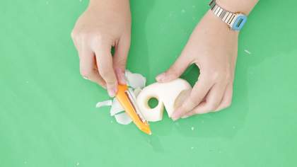 photograph of soap carving